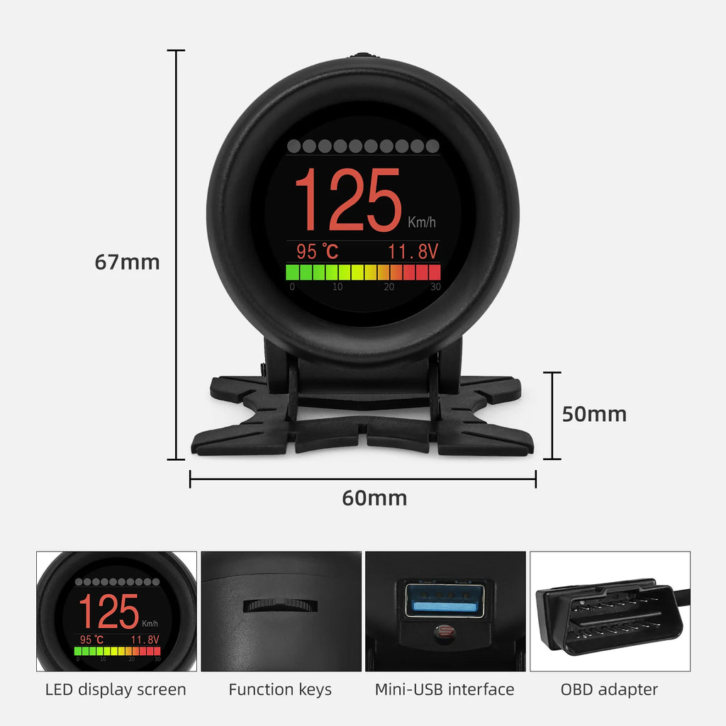 Display HUD della velocità per auto