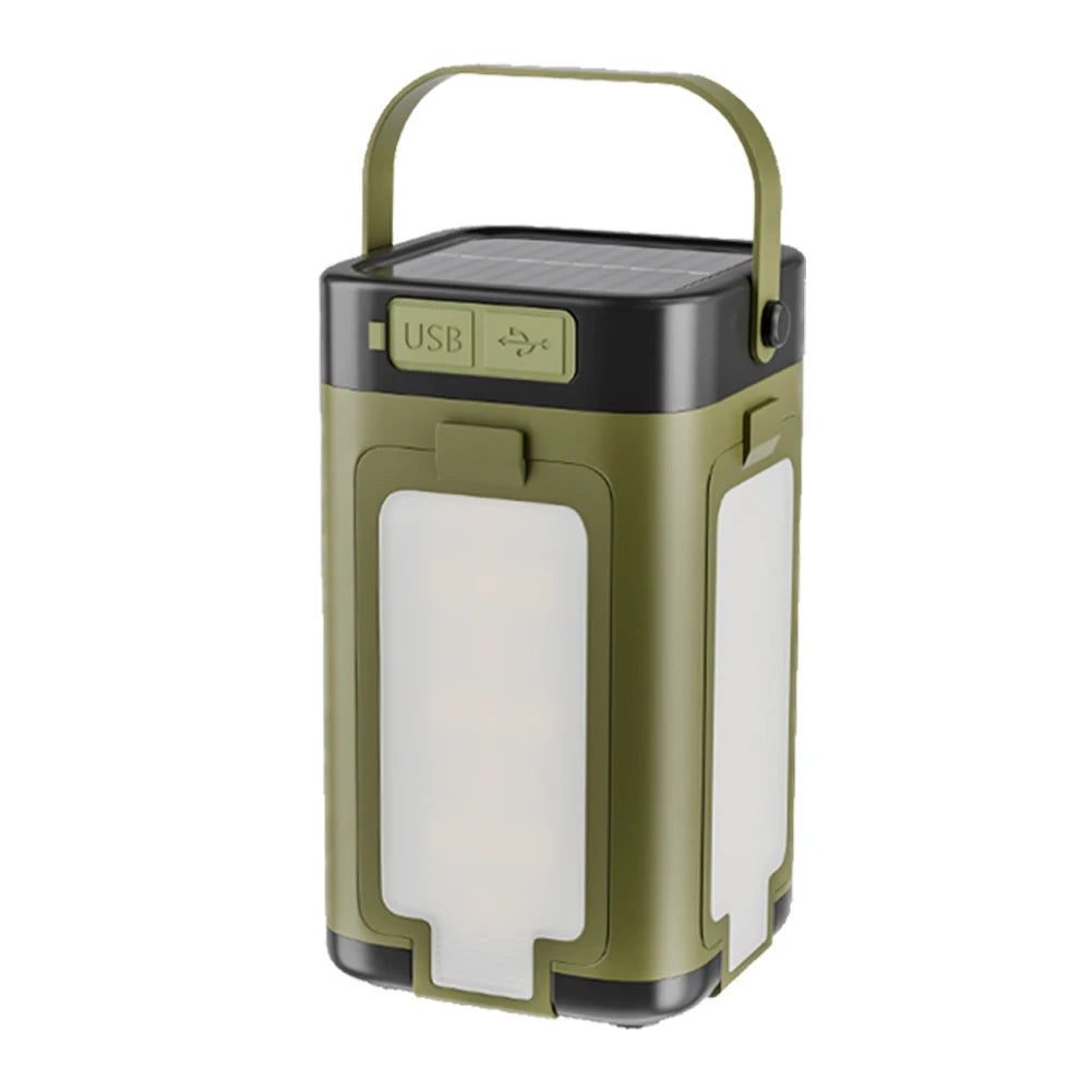 Power bank lampada da campeggio pieghevole