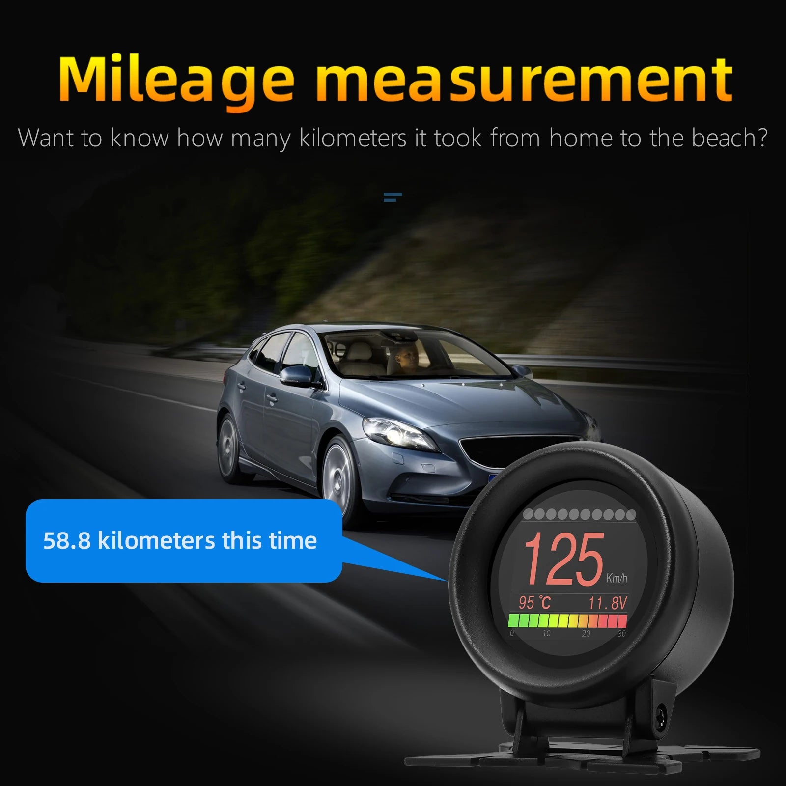 Display HUD della velocità per auto